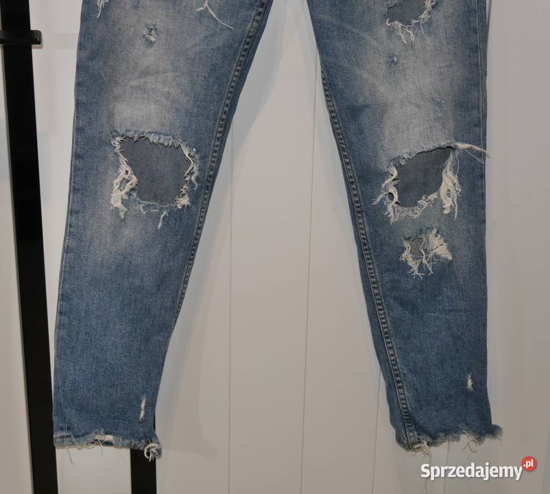 Zara świetne spodnie z dziurami 34 XS Spodnie dolnośląskie Wrocław