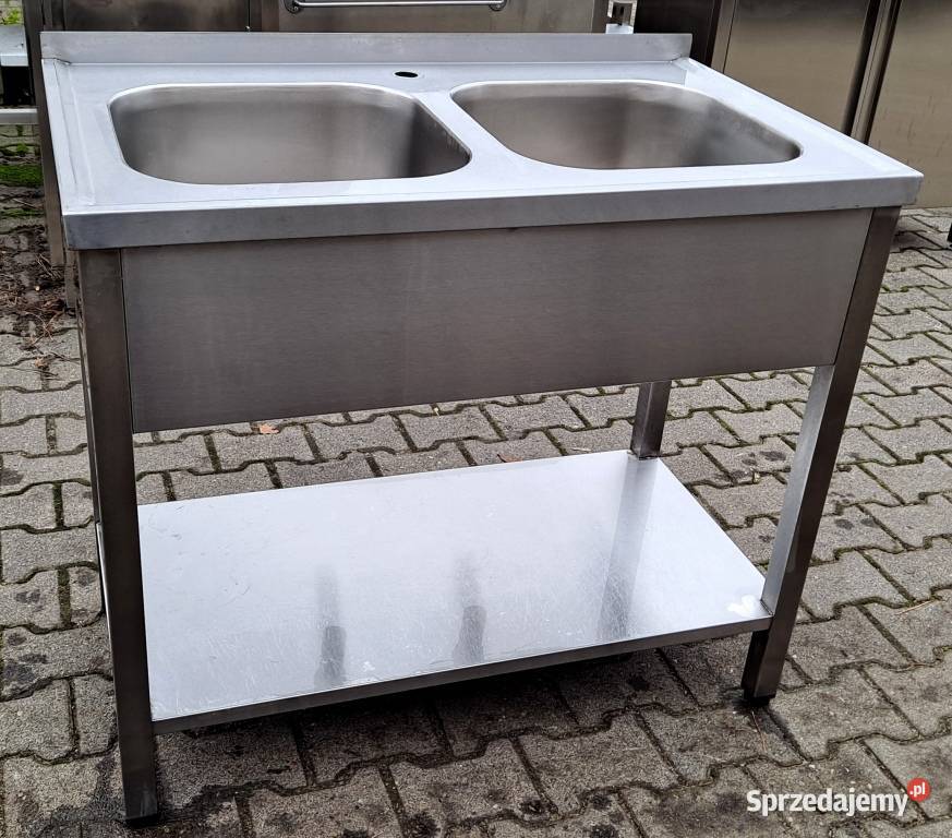 Zlew 2 komorowy z Półką 1006085 M1247 N Nowe Skalmierzyce sprzedam