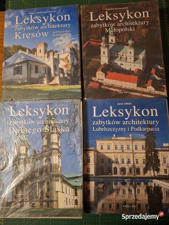 Leksykon zabytków architektury 8 tomów Rok wydania 2017 małopolskie