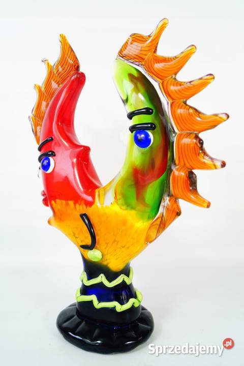 Murano style figura szklana księżyc księżyce