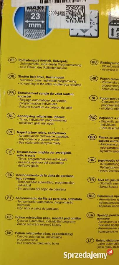 Schellenberg elektryczny zwijacz do rolet biały Sosnowiec