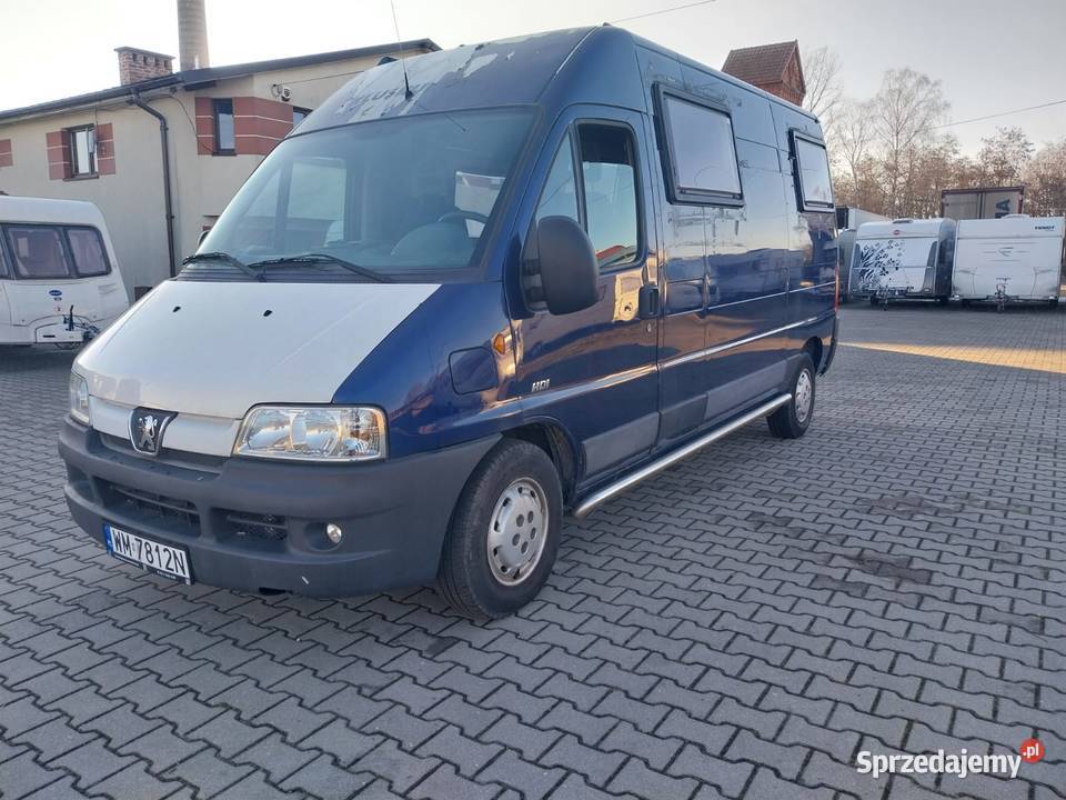Peugeot Boxer 330 LH 2005 28l baza kamper poduszka powietrzna Grzebowilk
