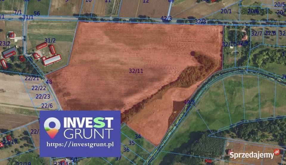 1284 ha przetarg na dzierżawę gruntów rolnych Prusy