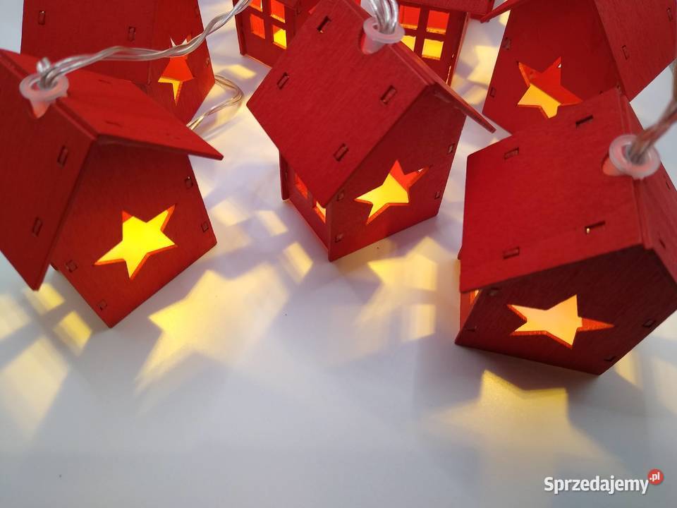 Światełka Domek Domki Led Girlanda Łańcuch pomorskie Gdańsk