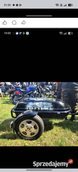 Kawasaki Vulcan Trajka z przyczepka zachodniopomorskie Choszczno