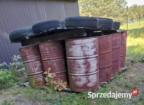 Beczki stalowe 200l żywicy warmińsko-mazurskie Tynwałd