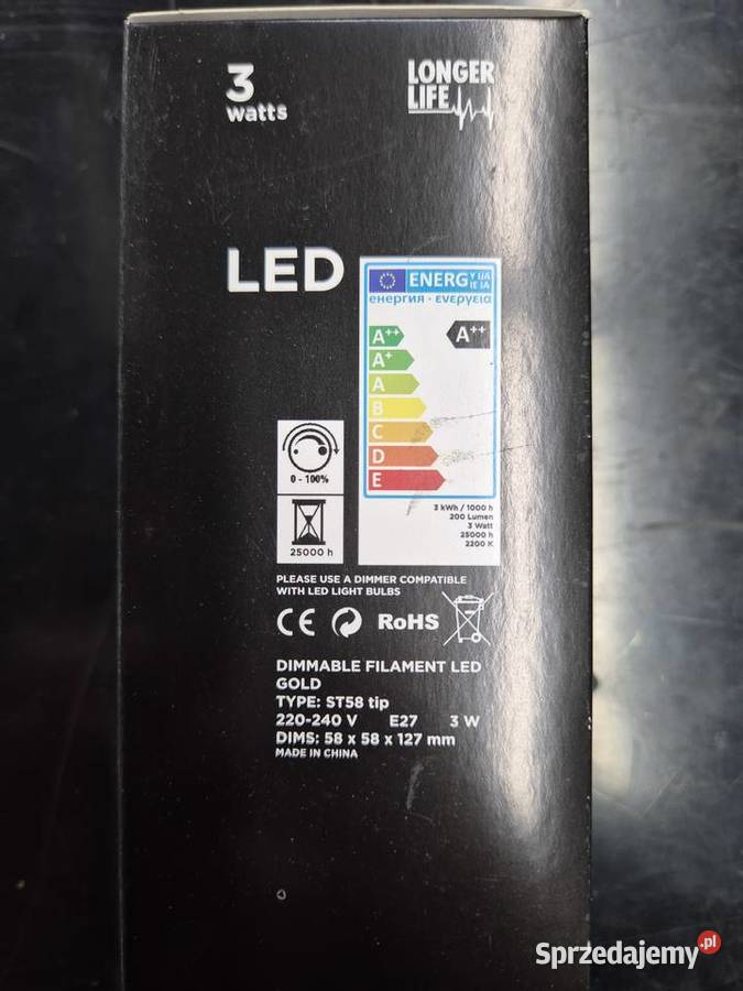 Żarówki LED GOLD różne rodzaje Namysłów sprzedam