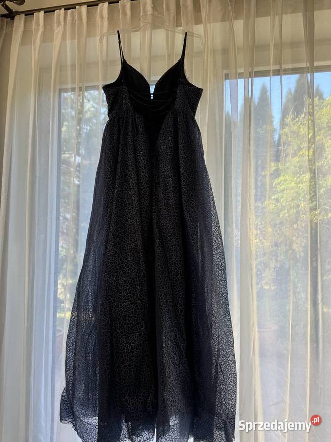 Sukienka wieczorowa granatowa mazowieckie