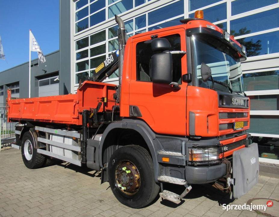 Wywrotka 4x4 z dwigiem Scania Warszawa