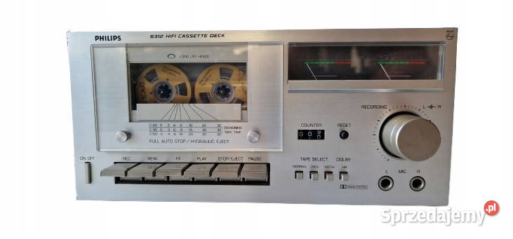 Magnetofon Philips 6312 HIFI STEREO CASSETTE Magnetofony Międzychód