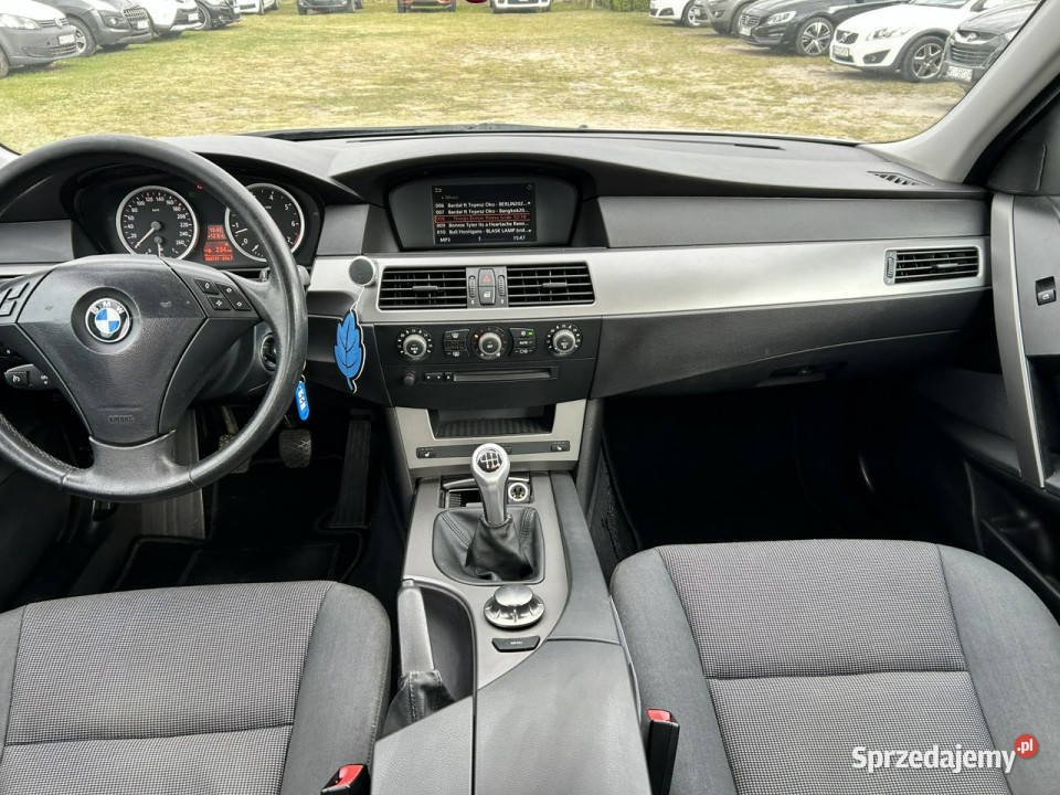 BMW 520 Super stan zarejestrowany w Polsce E60 czujnik parkowania Nowe Iganie