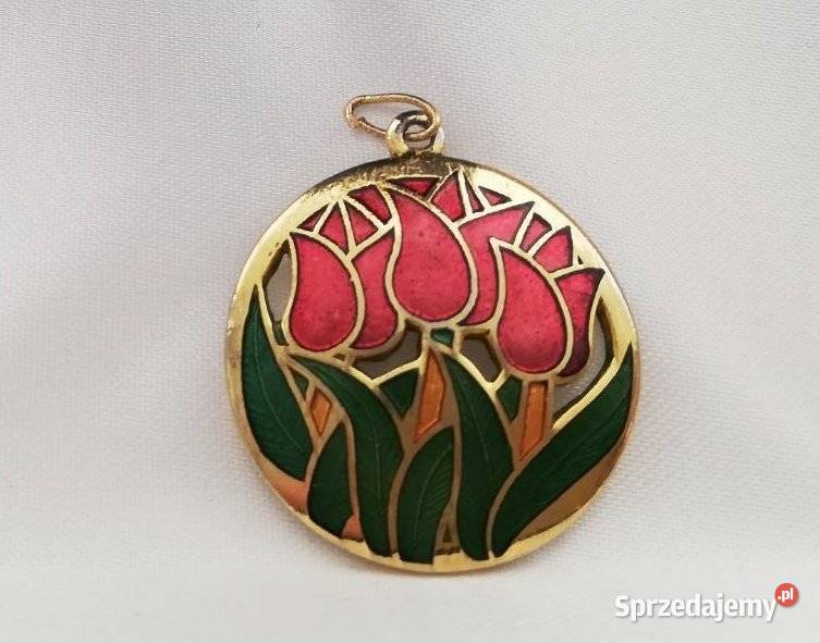 Piękny wisiorek w kolorze Tulipan Lublin sprzedam