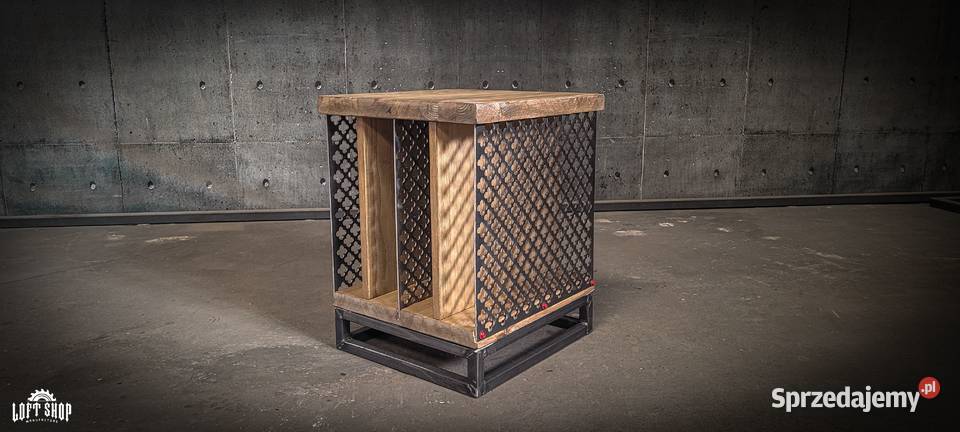 Stojak loftowy na winyle JACKSON stojak na płyty 60cm Jelcz-Laskowice sprzedam