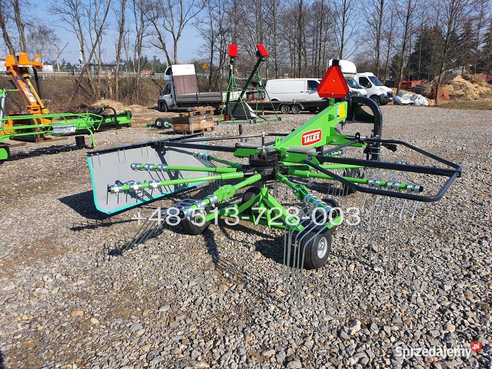 Zgrabiarka karuzelowa TALEX SPYDER 36m 42m nieuszkodzony Pozostałe Gołaczewy