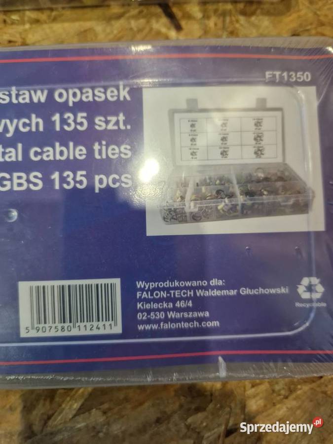 Opaski zaciskowe sprężynowe obejmy metalowe 135 wielkopolskie Głogowa