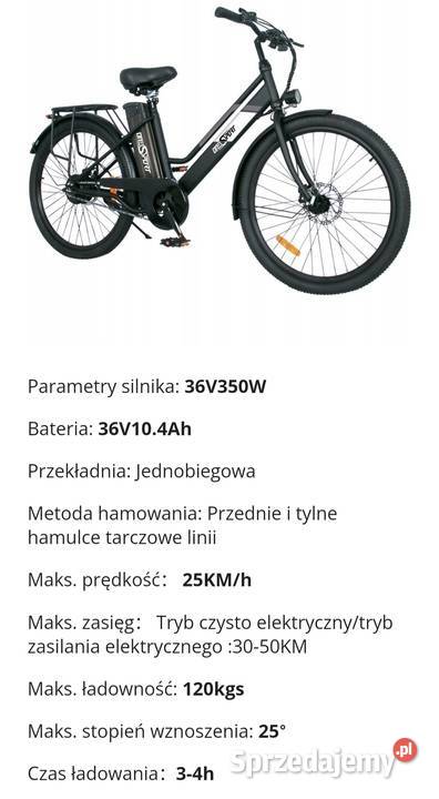 Sprzedam rower elektryczny Zabrze