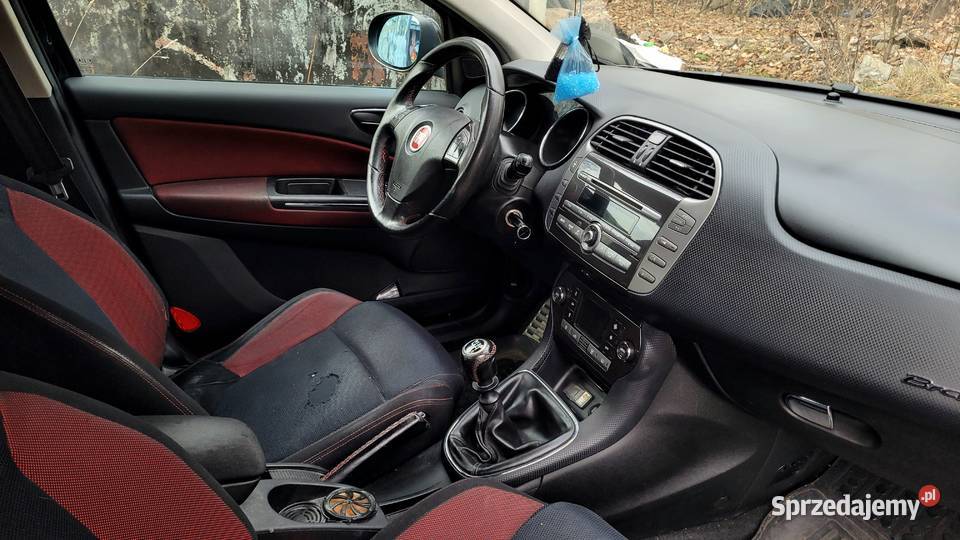 Fiat Bravo 14 Tjet 120 LPG 2009r Tempomat Koła elektryczne lusterka Dąbrowa Górnicza