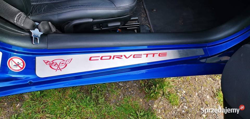 Nakładki progowe Corvette C5 chrom szczotkowane Ozorków