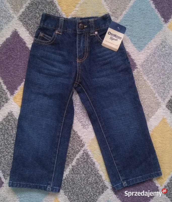 OshKosh Bgosh dżinsy premium 2T oryginal USA Rozmiar 86 Giżycko
