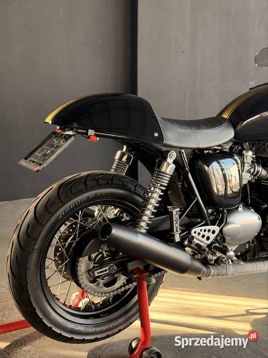 Super TRIUMPH THRUXTON 900 Black Cafe Racer Września