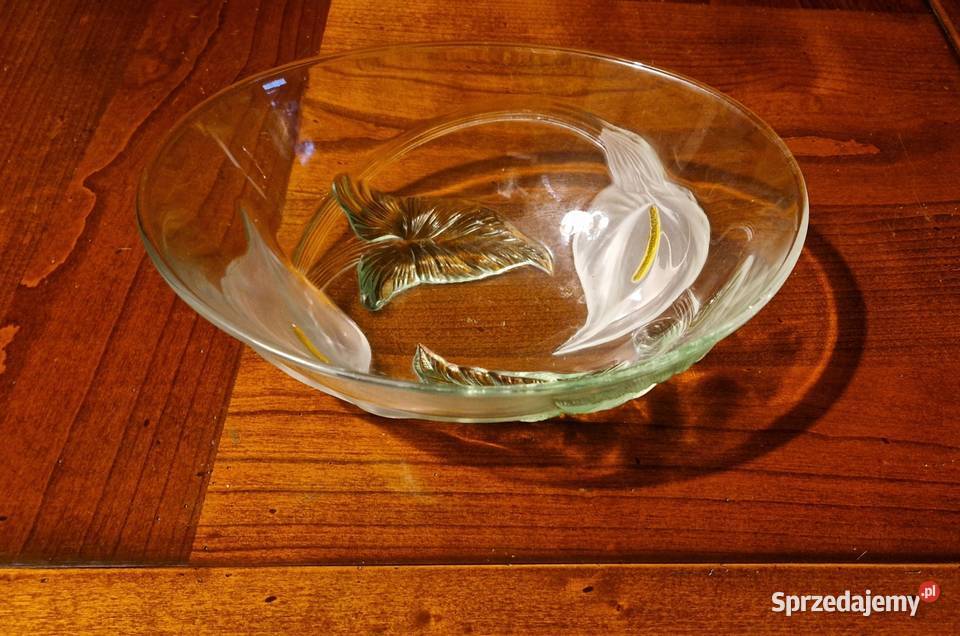 Oryginalna SALATERKAMISA szkłowypukły motyw zielony Lublin sprzedam