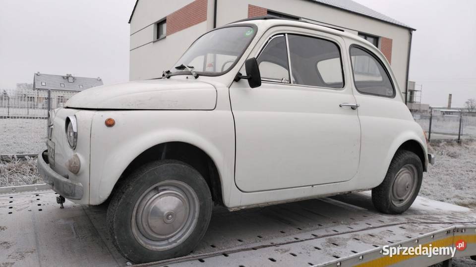 Fiat 500F 110 F Berlina dokumenty i odpala 500