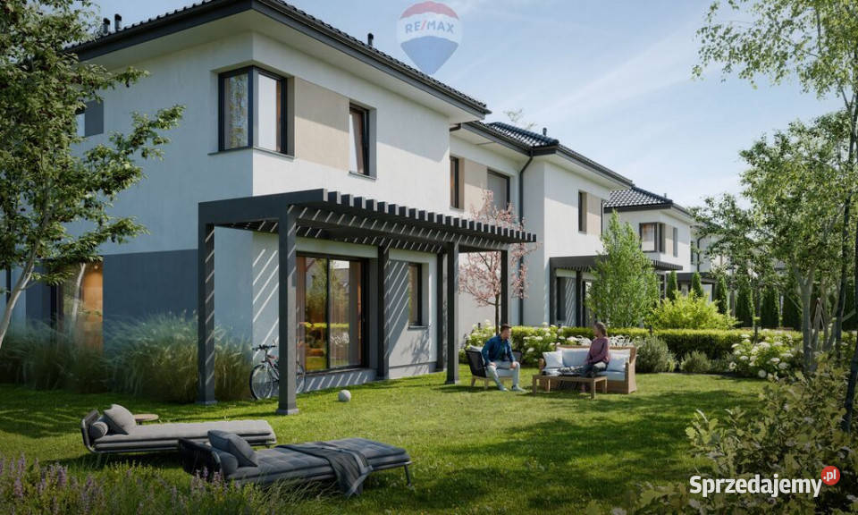 Nowoczesny dom bliźniak w Łazach 11B Łazy