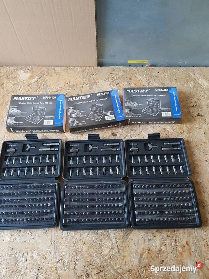 BITY KOŃCÓWKI TORX IMBUS DO WKRĘTARKI ZESTAW 100 Głogowa