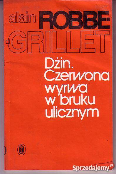 9757 DŻIN CZERWONA WYRWA W BRUKU ULICZNYM ALAIN