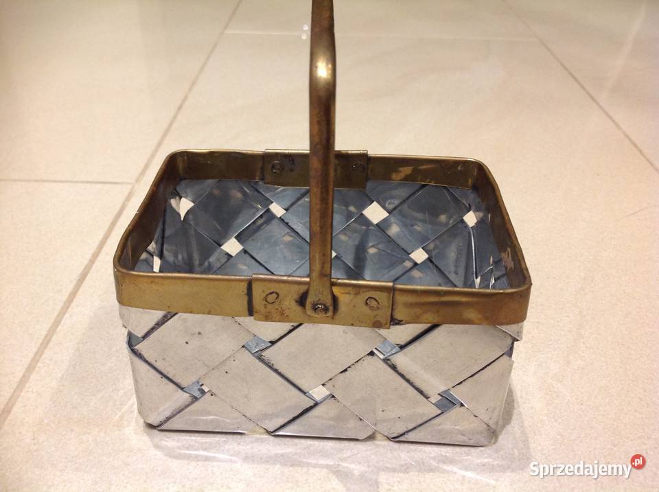 Koszyczek Metal Mosiądz Nowa Sól