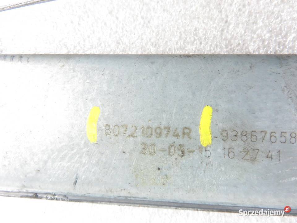 PODNOŚNIK SZYBY LEWY PRZEDNI OPEL VIVARO B 2014