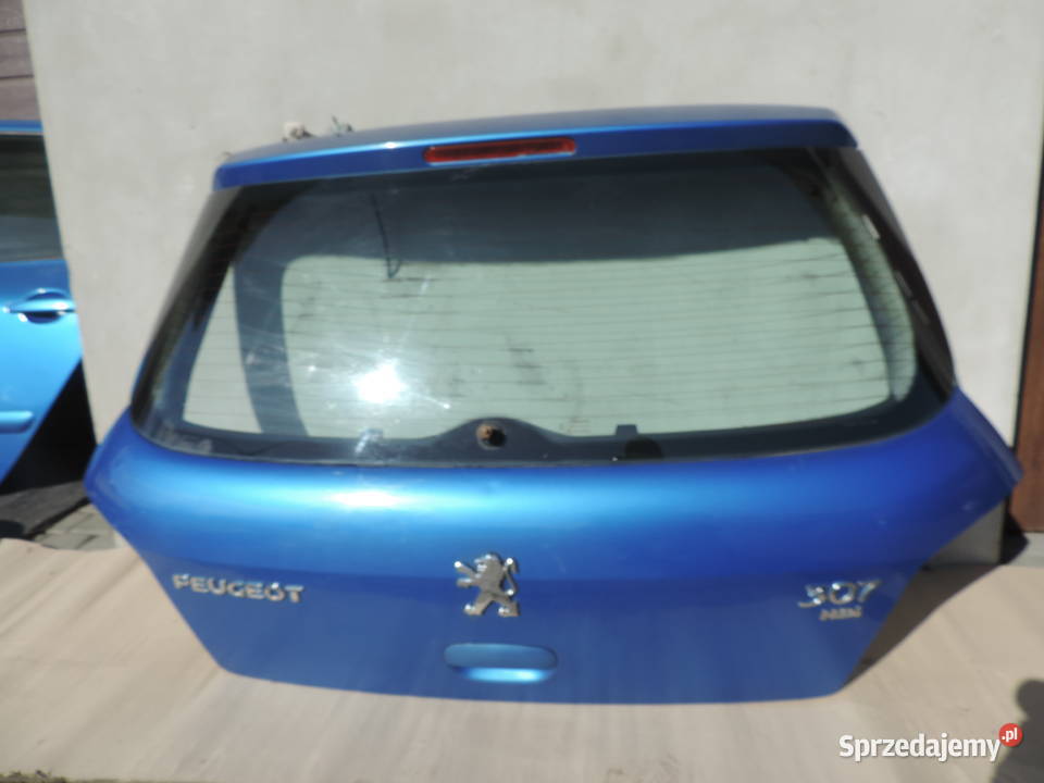 KLAPA TYŁ TYLNA Peugeot 307 5D 0105 KMFD małopolskie Nowy Sącz