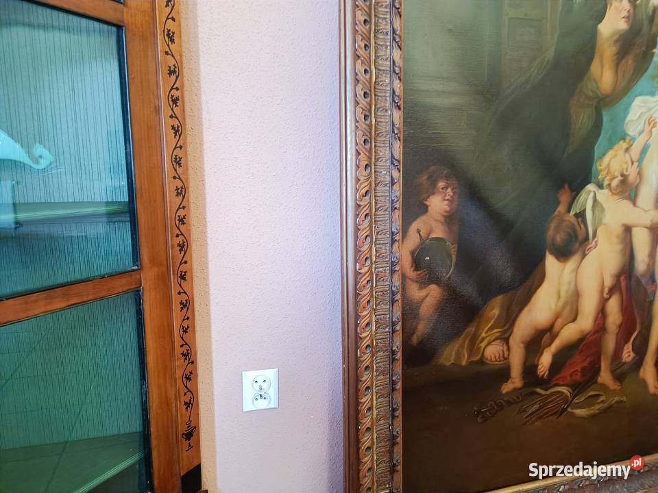 Stary potężny obraz na płótnie 270 X180 Nowy Sącz sprzedam