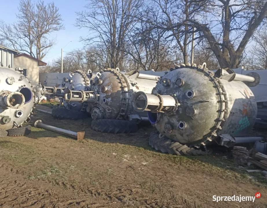 Zbiorniki reaktory i mieszalniki z płaszczem Lublin sprzedam
