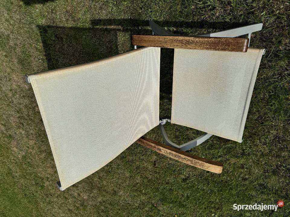 Leżak ogrodowy krzesło aluminiowe fotel na taras Krzesła ogrodowe Garwolin sprzedam