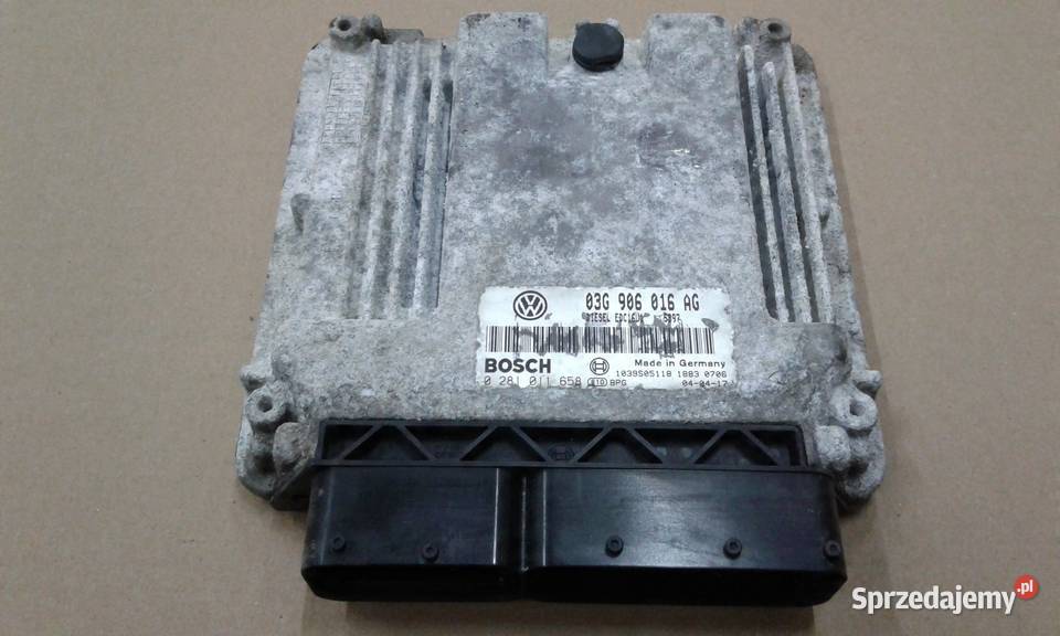 Komputer sterownik 03G906016AG 0281011658 K8 Układ elektryczny, zapłon wielkopolskie Międzychód