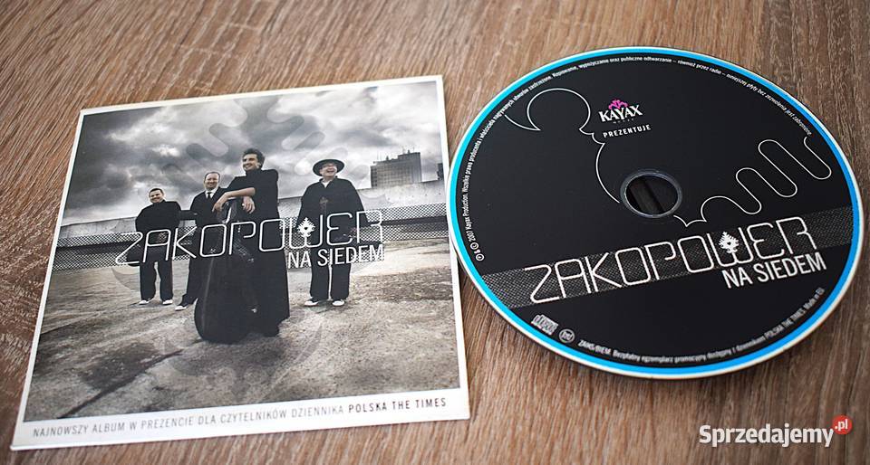 Zakopower Na siedem płyta CD z roku 2007 stan Płyty i kasety Chełmno