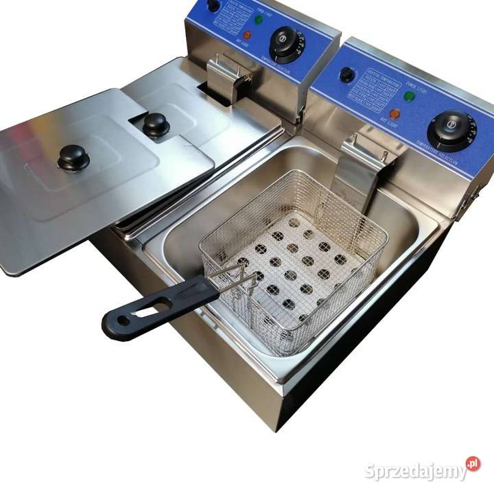 Frytkownica podwójna dwa termostaty 2x6 l oleju Częstochowa