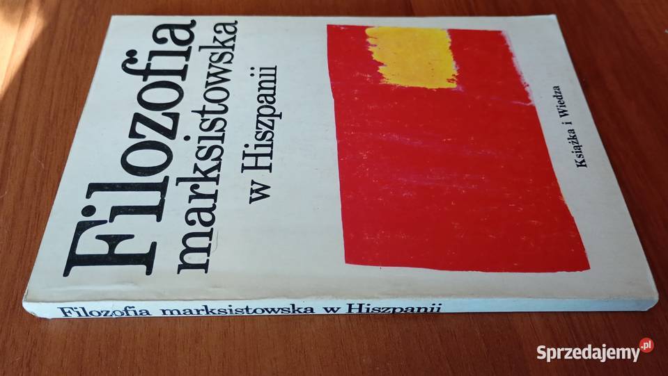 Filozofia marksistowska w Hiszpanii red historia