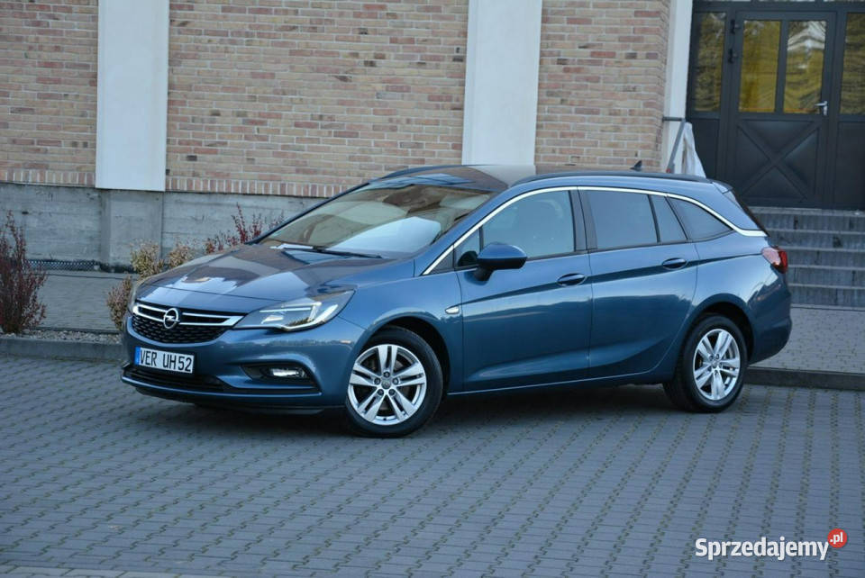 Opel Astra Xenon Ledy Duża Navi Klimatronic Grz niebieski
