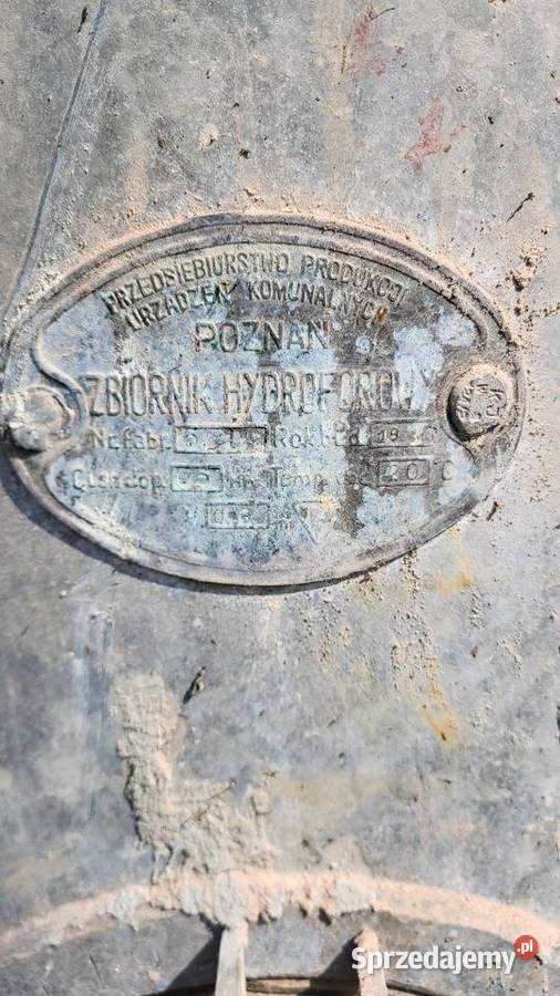 Zbiornik hydroforowy ocynkowany do piaskowania Henrysin