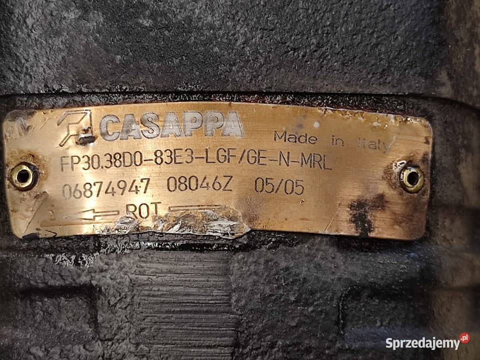 Pompa hydrauliczna 06874947 Casappa Merlo P 307 wielkopolskie Wilkowo