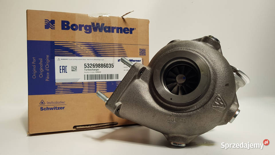 Nowa turbosprężarka BorgWarner 53269886035 osobowe mazowieckie Siedlce