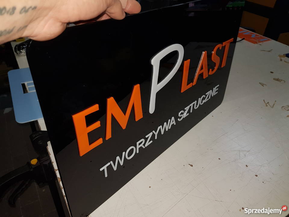 BANER tablica INFORMACYJNA logo firmy EMPLAST Pozostałe usługi Radwanice