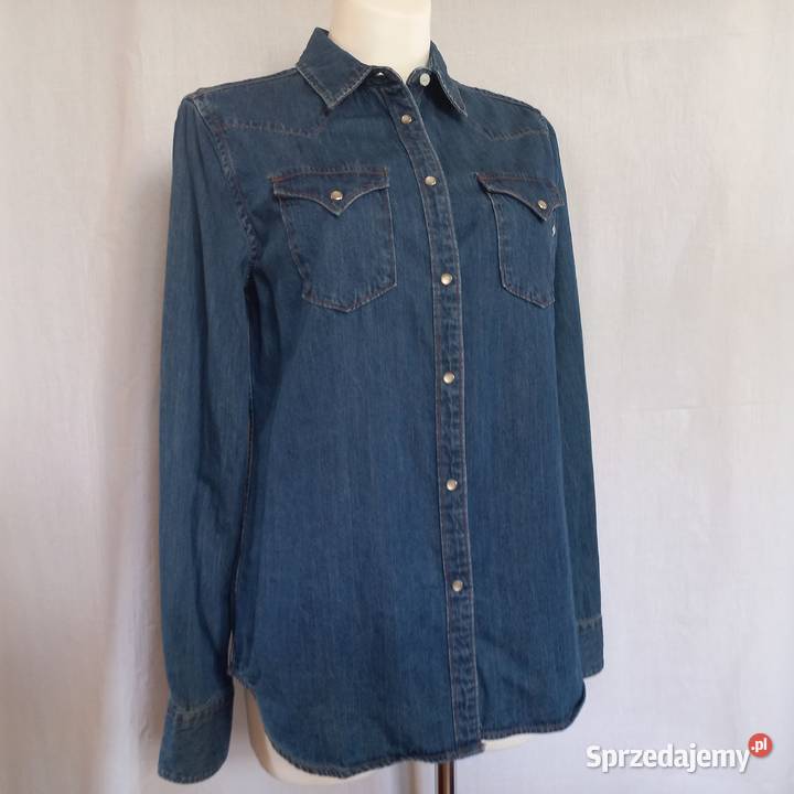 Koszula damska Jeans ciemny r L bawełna NOWA Garsonki i kostiumy Białystok