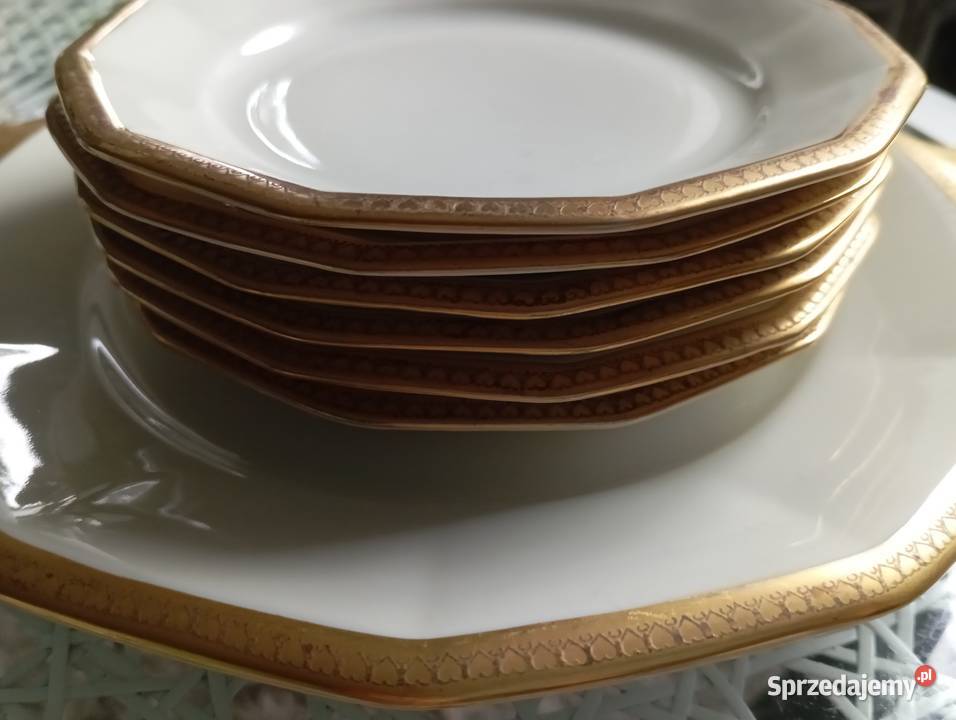 Patera z 6 talerzykami do ciasta Schlaggenwald lubuskie Zielona Góra sprzedam
