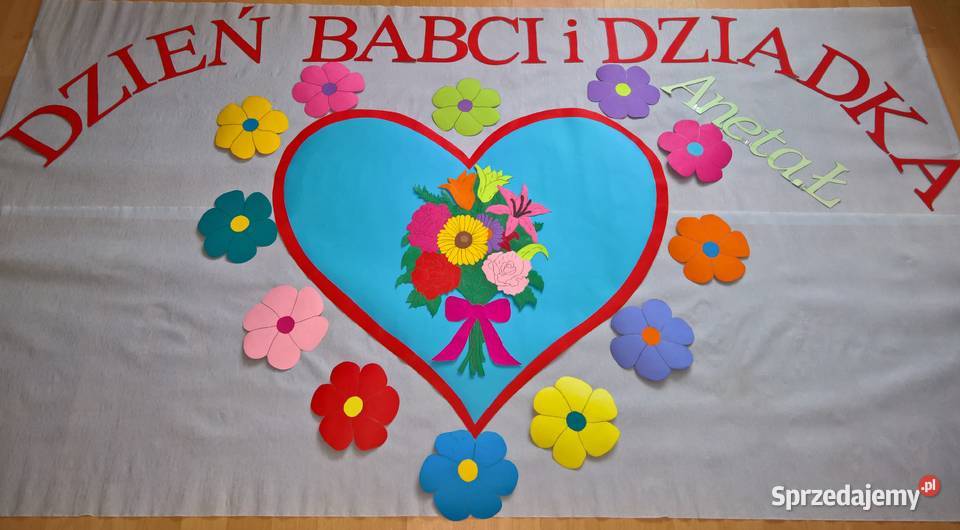 Dekoracje na Dzień Babci i Dziadka z brystolu lubelskie Ryki