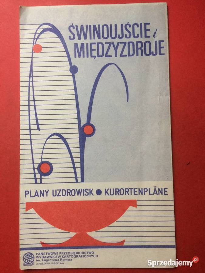762 Świnoujście Międzyzdroje Plan Uzdrowisk Antykwariat Szczecin