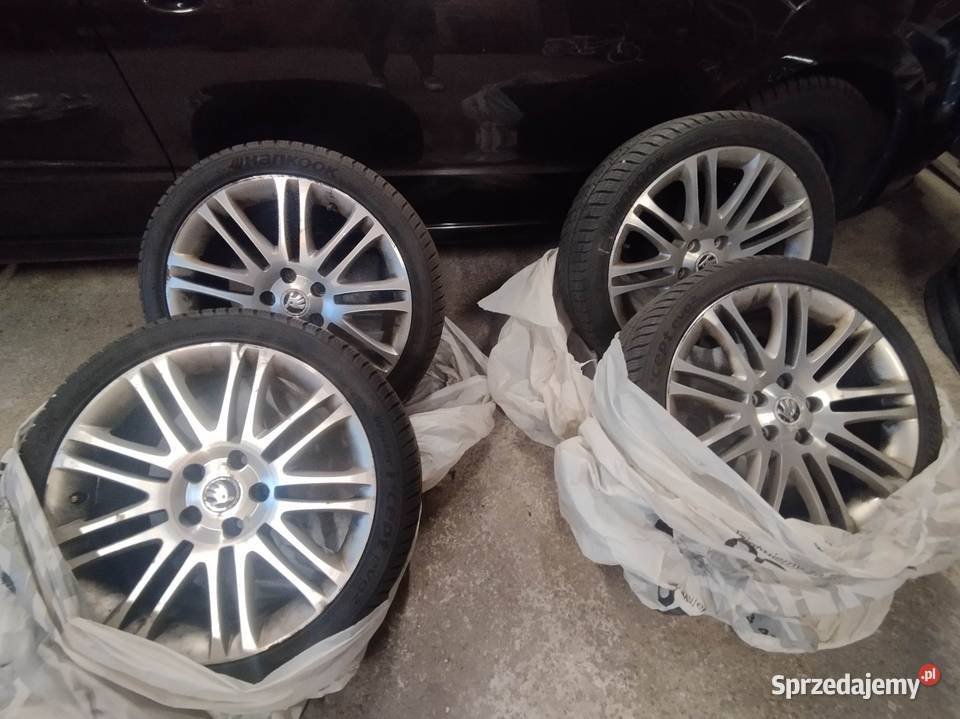 Skoda Superb Octavia Alufelgi 18 plus opony Bogatynia