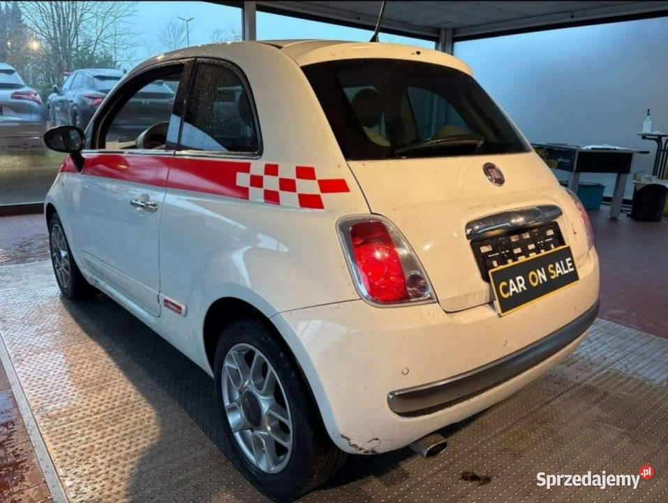 Fiat 500 Bezwypadkowy Super Stan I 2007 kurtyny powietrzne Rzeszów